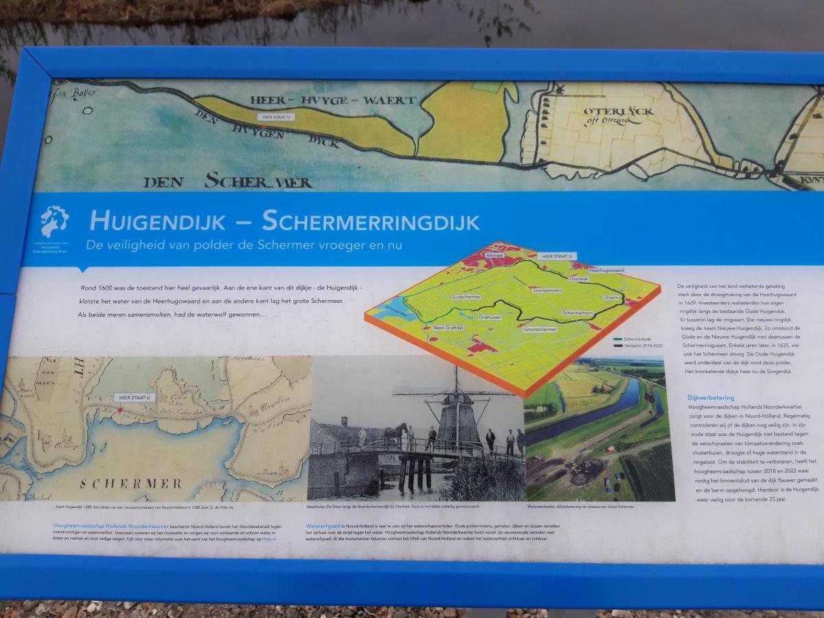 Gastenverblijf Bij De Molen Tussen Alkmaar En Hoorn Oterleek Exterior foto